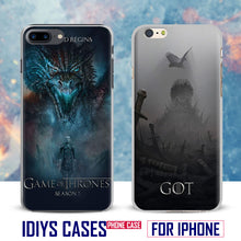 Game of  Thrones  Phone Case Cover Bag For Apple iPhone 4 4s 5 5s SE 6 6Plus 6s 6sPlus 7 7Plus 8 8Plus X