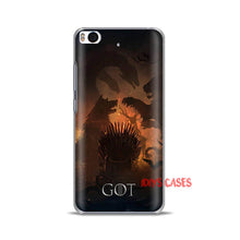 Game of Thrones  Phone Case Shell Cover For Xiaomi Redmi Note 2 3 4 4X 5A 5 Pro Mi 4 5 5S Plus 5X 6 MiA1 Minote 2 3
