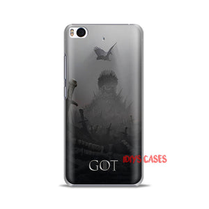 Game of Thrones  Phone Case Shell Cover For Xiaomi Redmi Note 2 3 4 4X 5A 5 Pro Mi 4 5 5S Plus 5X 6 MiA1 Minote 2 3