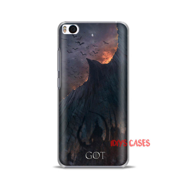 Game of Thrones  Phone Case Shell Cover For Xiaomi Redmi Note 2 3 4 4X 5A 5 Pro Mi 4 5 5S Plus 5X 6 MiA1 Minote 2 3
