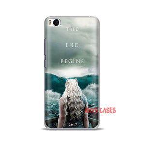 Game of Thrones  Phone Case Shell Cover For Xiaomi Redmi Note 2 3 4 4X 5A 5 Pro Mi 4 5 5S Plus 5X 6 MiA1 Minote 2 3