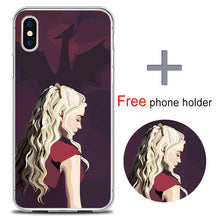 Game Of Thrones Phone Case for iPhone X 5 SE 6 6s 7 plus Sexy TPU Capa Para Case
