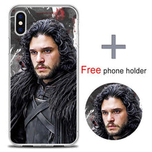 Game Of Thrones Phone Case for iPhone X 5 SE 6 6s 7 plus Sexy TPU Capa Para Case