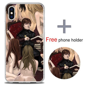 Game Of Thrones Phone Case for iPhone X 5 SE 6 6s 7 plus Sexy TPU Capa Para Case