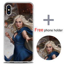 Game Of Thrones Phone Case for iPhone X 5 SE 6 6s 7 plus Sexy TPU Capa Para Case