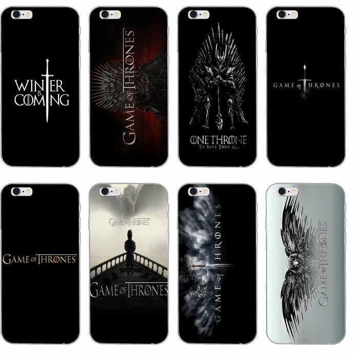 Game of Thrones phone case For Apple iPhone 4 4s 5 5s 5c SE 6 6s plus 7 7plus 8 8plus X