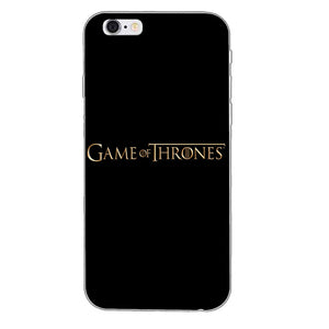Game of Thrones phone case For Apple iPhone 4 4s 5 5s 5c SE 6 6s plus 7 7plus 8 8plus X