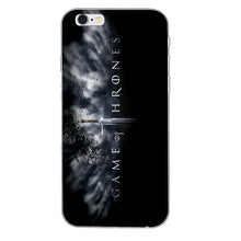 Game of Thrones phone case For Apple iPhone 4 4s 5 5s 5c SE 6 6s plus 7 7plus 8 8plus X