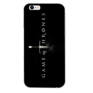 Game of Thrones phone case For Apple iPhone 4 4s 5 5s 5c SE 6 6s plus 7 7plus 8 8plus X