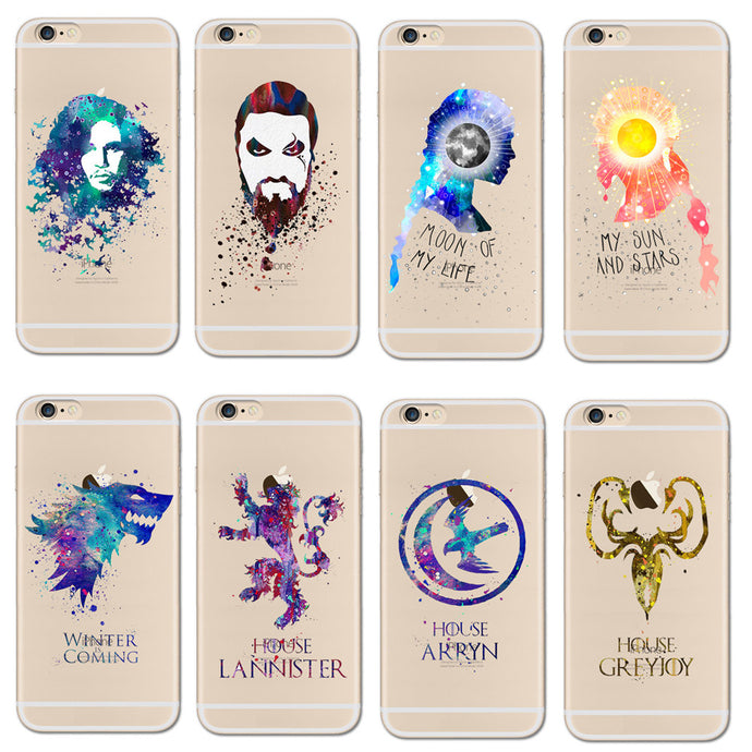 Game Of Thrones Phone Case Fundas Coque For iPhone 8 7 7S 7Plus 6 6S 6Plus 5 5S Se Cover Capa